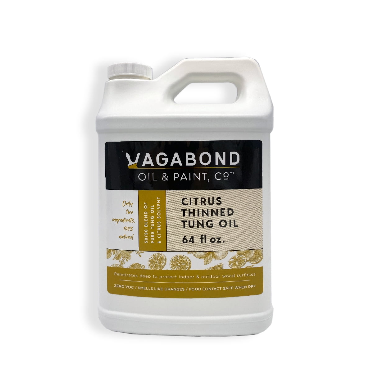 Citrus Thinned Tung Oil 64 Ounce Vagabond Oil & Paint, Co