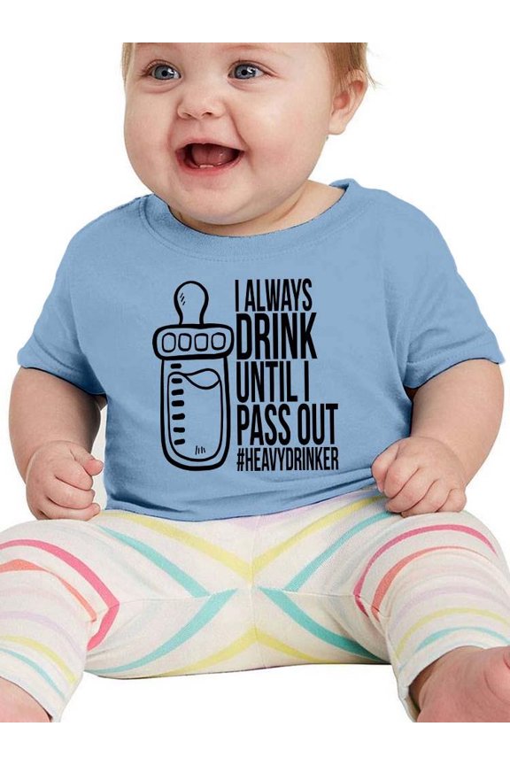 Siempre Bebo Hasta Dormirme T-Shirt Infant -Smartprints Designs, 24 Months