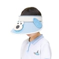 thumbnail image 2 of Wuxian Baby Toddler Girls Boys Sun Visor Hat Usb Charging Fan Fashionable Cute Cartoon Rabbit Graphic Sun Hats Summer Outdoor Beach Upf 50+ Sunhat Tennis Golf Caps Headwear,Blue,4-10 Years, 2 of 5