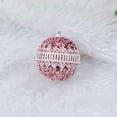 thumbnail image 4 of Bolas de Navidad rosas Adornos navideños Colgantes para árboles de Navidad Decoración navideña DIY 2025 Feliz Año Nuevo, 4 of 5