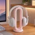 thumbnail image 7 of KGJQ 3D Printed Headphone Stand, Minimalist Gaming Headset Stand, Headphone Display Stand, Unique Decorative Desk Accessory for Home Office, 7 of 7