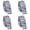 Silver, variant on Self-Adhesive Crystal Rhinestone Ribbon Resin Diamond Ribbon Glitter Rhinestone Sticker Roll DIY 4PCS, 2 cm, Silver B 4 Packs