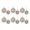 thumbnail image 5 of Melrose International LLC Snowflake Ornament (Set of 12) 6"H, 8"H Wood, 5 of 5