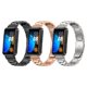 thumbnail image 4 of para Huawei Correa 8 Correa de reloj de tres cuentas Correa de acero Pulsera de acero inoxidable, 4 of 12