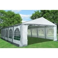thumbnail image 3 of 32'x16' PE Grey/White Tent - Heavy Duty Wedding Party Canopy Carport - By DELTA Canopies, 3 of 4