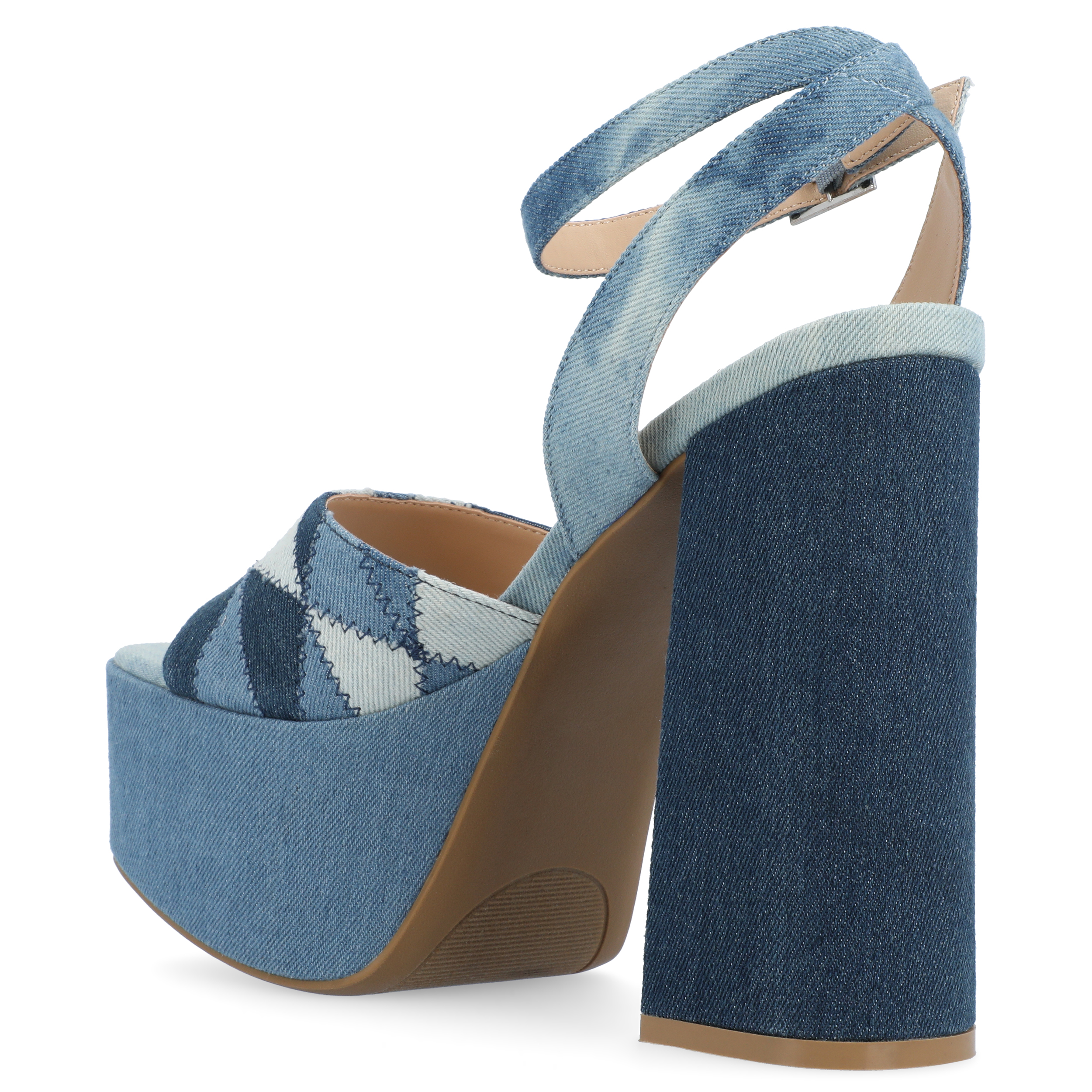 Journee Womens Asherby High Heel Platform Sandals