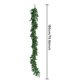 thumbnail image 3 of Adornos navideños, regalos navideños, plantas verdes de ratán de imitación navideñas, decoración navideña para exteriores e interiores, plantas artificiales de ratán para colgar en la pared, ratán de, 3 of 6