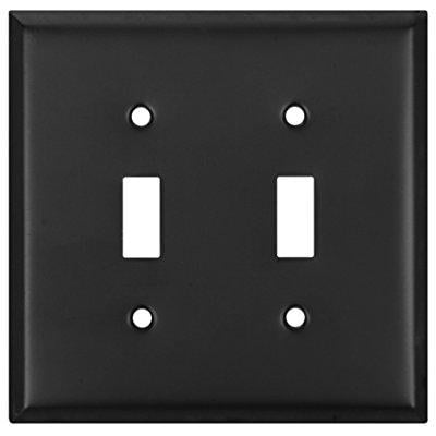 Stanley Hardware 805945 Oil Rubbed Bronze Double Switch Wall Plate