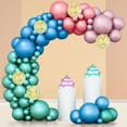 thumbnail image 1 of Metallic Color Balloon Garland Arch Kit 108PCS Reusable Latex Metallic Sequins Balloon Background Combination Balloon for Birthday, 1 of 6
