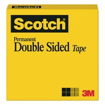 3M #665 Scotch Double-Coated Tape, 1/2 in x 36 yds.