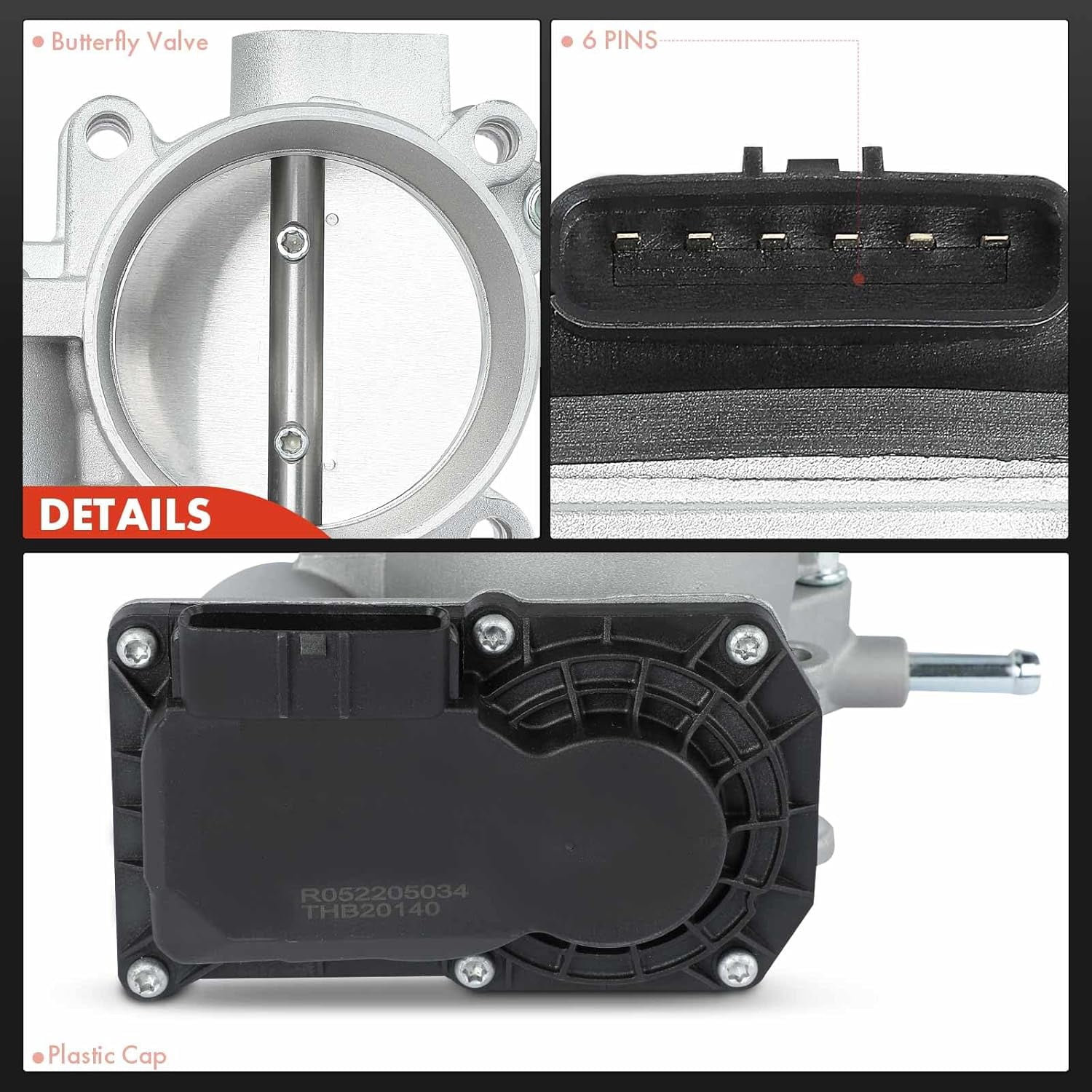 A-Premium Throttle Body Assembly with Sensor Compatible with Scion tC 2011-2016 Toyota Camry 2010-2017 Highlander/RAV4 2009-2018 Sienna 2011-2013 2.5L 2.7L