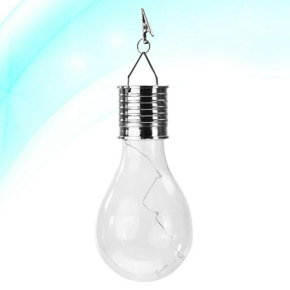 WHAMVOX 1Set Round Solar Bulb with 8 Hours Charging Time for Outdoor Use