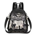 thumbnail image 1 of Waterproof Nylon Backpack Casual Multifunctional Shoulder Bag Outdoor Fitness Bag Travel Pouch Large Capacity Handbag (Elephant Style Random), 1 of 3