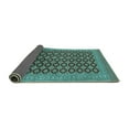 thumbnail image 2 of Ahgly Company Indoor Rectangle Oriental Turquoise Blue Industrial Area Rugs, 2' x 5', 2 of 4