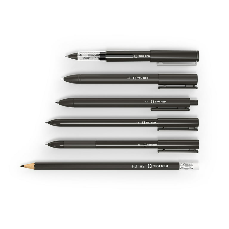 5pcs Vintage Color Ink Pens Set Quick-dry Highlight Writing 0.5mm
