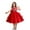 Red, variant on Godom Little Girls Dress Sleeveless Summer Dress Bowknot Strap Sundress Toddler to Big Kid