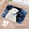 thumbnail image 5 of Polar Bear Non-Slip Polyester Door Mat Floor Mats Bath Rugs Machine Washable, 5 of 6