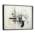 thumbnail image 2 of Designart Abstract Suprematism framed wall art decor, Abstract Suprematism framed wall Art, Beige Grey Suprematism Silent consistency I , Extra large Modern black framed wall art, black frame, 2 of 5