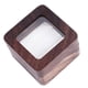 thumbnail image 4 of CAJA DE DOBLE ANILLO, CAJA DE ANILLO DE JOYERÍA DE TETA TRANSPARENTE ELEGANTE Profesional Elegante Portátil para Boda, 4 of 7