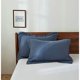 thumbnail image 1 of Chenchen 100% Linen Pillow Case Queen Size Set of 2, Classic Blue Pillow Covers with Overlap Closure, Luxury Breathable Pillowcases Protectors Suitable for All-Season (20" X 26", Classic Blue), 1 of 1