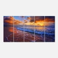 thumbnail image 2 of Belles Vagues sous Ciel Nuageux - Impression sur Toile, 2 of 3