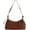 Brown, variant on Elegant Women's Suede Top Handle Bag - Slouchy Chocolate Brown Crossbody Hobo Purse, Fall Fashion Shoulder Handbag (5 Colors)​