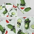 thumbnail image 6 of Top-kevin Womens Pajamas Set Cute Hippo Party Pattern Soft Long Sleeve Sleepwear Button Down Sets, 6 of 6