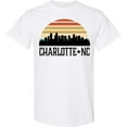 thumbnail image 3 of Inktastic Charlotte North Carolina Skyline T-Shirt, 3 of 5