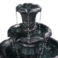thumbnail image 6 of Teamson Home 37.8" 3-Tier Lily Birdbath Water Fountain, 6 of 10