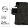 thumbnail image 6 of Dteck Case For Apple iPad Pro 11" 2nd Generation (2020 Released) 11 inch,Magnetic Leather Wallet Card Holder Smart Case Folio Stand Protective Automatic wake/sleep Cover ,Gray, 6 of 6