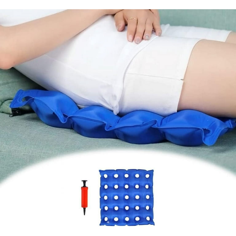 Inflatable Seat Cushions For Pressure Relief - Ideal Waffle Cushion For  Prolonged Sitting - Wheelchair Cushion For Pressure Sore - Ideal Seat  Cushion With With Inflatable Pump - Sea Blue - Temu Finland