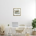 thumbnail image 2 of Stupell Industries London England Street Corner Architecture Painting Gold Floater Framed Canvas Art Print Wall Art, 18 x 18, 2 of 9
