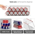 thumbnail image 6 of Sorbus Skinny Soda Can Organizer for Refrigerator - Slim Can Holder Drink Dispenser for Fridge - Stackable Soda Can Organizer for Fridge, Pantry, Kitchen Organization and Storage (Set of 2), 6 of 7