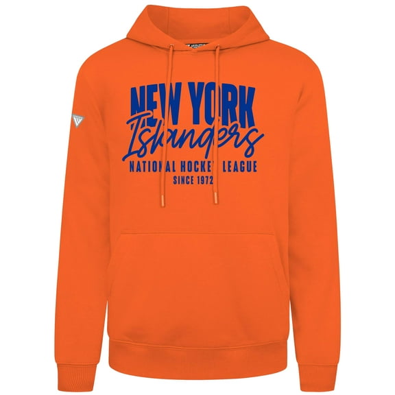 Men's Levelwear  Orange New York Islanders Podium Response Pullover Hoodie