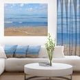 thumbnail image 1 of Plage Tropicale Expansive Bleue - Grande Impression sur Toile, 1 of 3