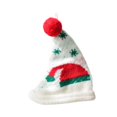 thumbnail image 3 of Mini gorro de decoración navideña, gorro de pompón de punto, elegante gorro de punto de poliéster reutilizable, gorro de Papá Noel para regalo, casa, 3 of 8