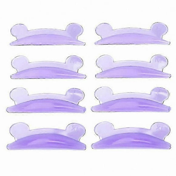 8PCS 3D Bear Shaped Lash Lifting Pads Silicone Applicators for Eyelash Extensions Care Tools