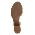thumbnail image 4 of Aerosoles Cinzia Women's Block-Heeled Sandals Color: Natural Cork Size: 12, 4 of 4