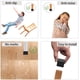 thumbnail image 5 of Juego de 4 tapas de goma antideslizantes cuadradas para patas de sillas, patas de mesa, 40 x 40 mm (4,0 x 4,0 cm), negro Zhivalor XDJZ-111-72, 5 of 7