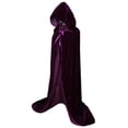 thumbnail image 2 of Disfraz de Halloween, capa VGLOOK, unisex, para adulto, color morado, 2 of 6