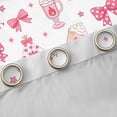 thumbnail image 4 of Erosebridal Kids Pink Camper Curtains Pack of 2 (42x84 Each) For Travel Trailers,Cute Polka Dot Bowknot Curtains Blackout For Girls, 4 of 7
