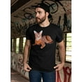 thumbnail image 2 of Gorgeous Abyssinian Kitty T-Shirt Men -Image by Shutterstock, Male x-Large, 2 of 4