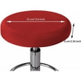 thumbnail image 6 of STTOAY Round Bar Stool Seat Covers Washable Stool Cushion Slipcover Elastic Bar Chair Covers, Red, 6 of 6
