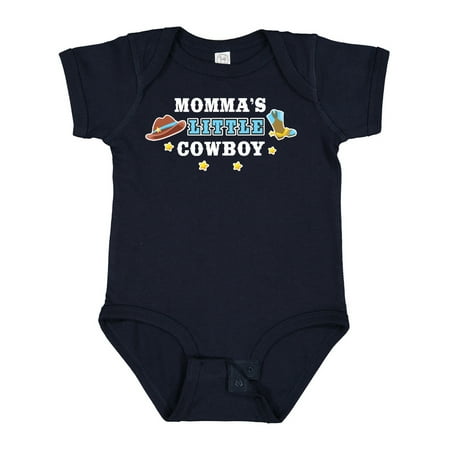 

Inktastic Mommas Little Cowboy with Cowboy Hat and Boots Gift Baby Boy Bodysuit
