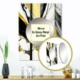 thumbnail image 3 of Designart "Geometric Grey Marble Geode II" Animals Mirror Wall Decor - Modern Grey Abstract Mirror Wall Art For Bathroom - 32" x 24" Inch, 3 of 5