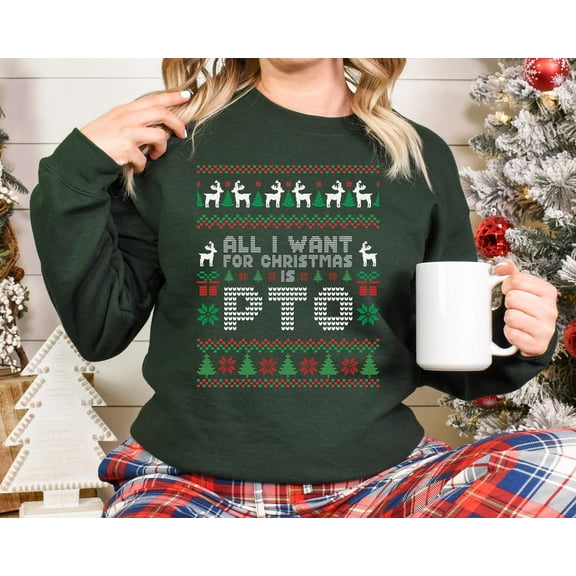 Office Ugly Christmas Sweatshirt, Funny Xmas Pto Sweatshirt, Work Christmas Party Sweater