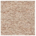 thumbnail image 2 of SAFAVIEH Natura Feride Geometric Area Rug, Dark Brown/Beige, 6' x 6' Square - Scandinavian Design, Dark Brown & Beige, Handmade Wool Blend, Ideal for Living Room, Bedroom, Dining Space, 2 of 11