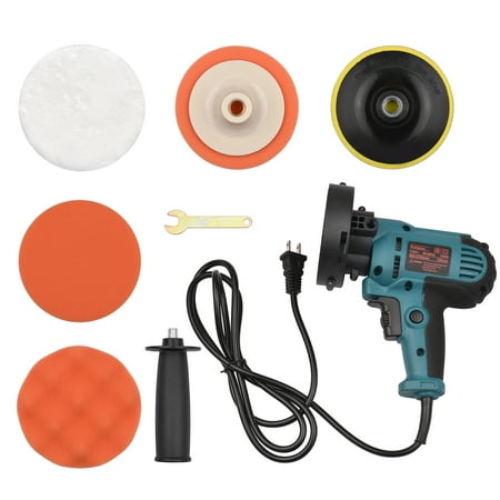

Tomshoo 5-inch Electric Car Polisher Kit 700W Auto Car Polisher Buffer with Detachable Handle Multifunction Polishing Machine Sander Rotary Tool 600-3700RPM Speed Regulation for Floor Furniture Cera