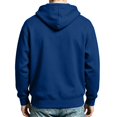 thumbnail image 4 of Men's Full Zip Hooded Sweatshirt, Lightweight Athletic Zip Up Hoodie with Pockets, Long Sleeve Casual Running Track Jacket for Gym and Sports, 4 of 6