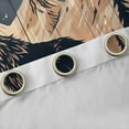 thumbnail image 4 of jejeloiu Safari Animal Wolves Black Out Curtains,Jungle Animal Curtains Pack of 2 (42x63 Each),Bohemian Boho Stars Bedroom Curtains For Adults,Super Cozy Room Decor, 4 of 6